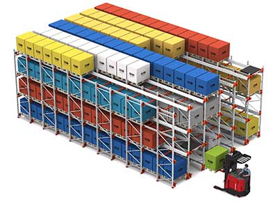 Different storage modes of Radio Shuttle Racking System in WAP for normal warehouse - Company News - 3