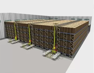 Shuttle Crane Storage System