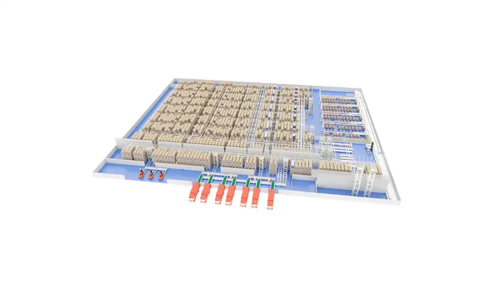 Four-Way Shuttle Storage Solution